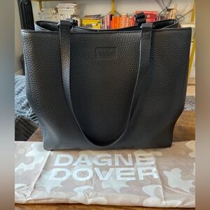 Dagne Dover Allyn Tote in Medium Onyx